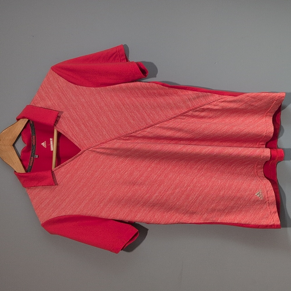 Adidas Women's Golf  Short Sleeve Polo Shirt Coral Size Large